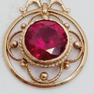 Vintage Hungarian 14k Rose Gold Necklace 