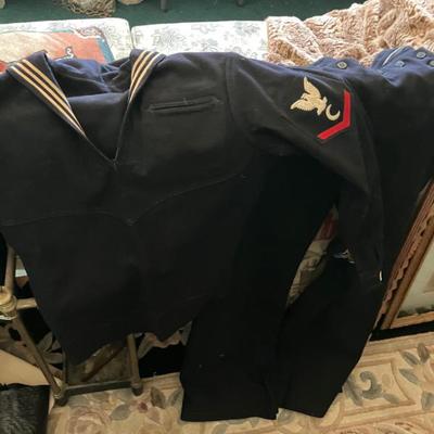 Sale Photo Thumbnail #19: Wool navy uniform