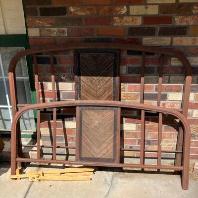 Sale Photo Thumbnail #7: We have a large selection of unique antique bed frames!