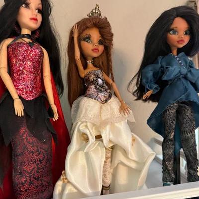 Rainbow High Doll - Monster High Doll - likely customized 