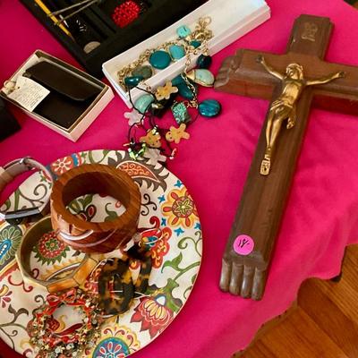 Bracelets, crucifix