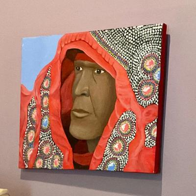 Mardi Gras Indian painting