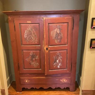 Red cupboard 