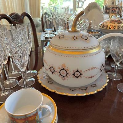 Baccarat punch bowl