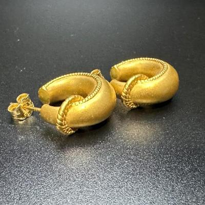 14k gold earrings