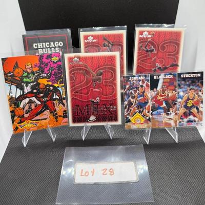 Michael Jordan Basketball Card Lot (5) Cards