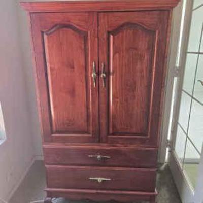 Pc127 entertainment cabinet with jvc crt tv