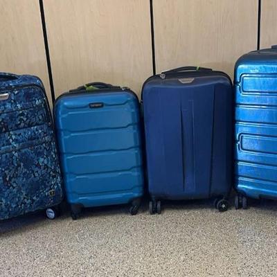 Pc117 four piece mystery suitcase haul