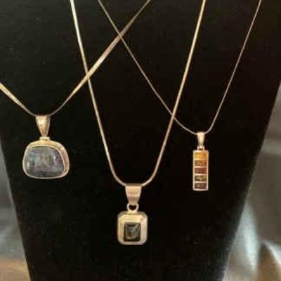Pc235v silver chains and pendants