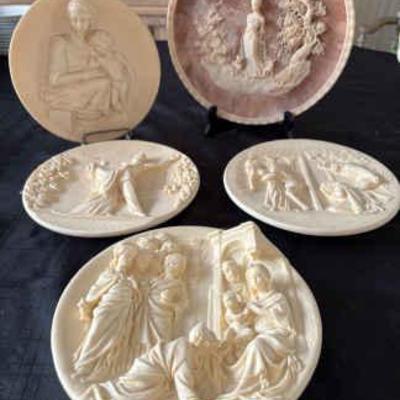 Pc214 vintage 3d collectors plates