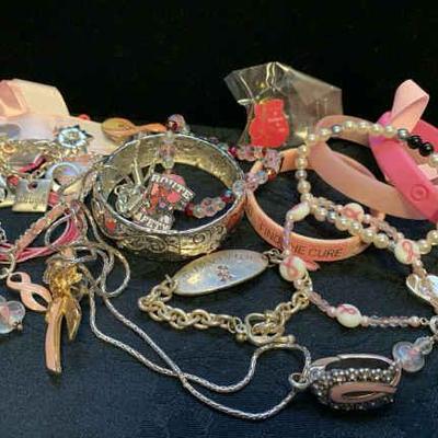 Pc180 cancer survivor mystery jewelry lot