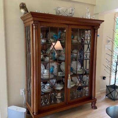 Sale Photo Thumbnail #1: Early 20th c china cupboard