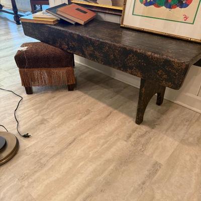 Painted bench