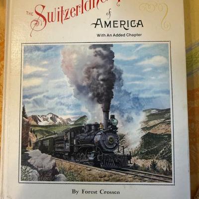 Signed, 1st edition Switzerland trail of America by Forest Crossen
