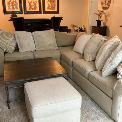 Ethan Allen sectional sofa