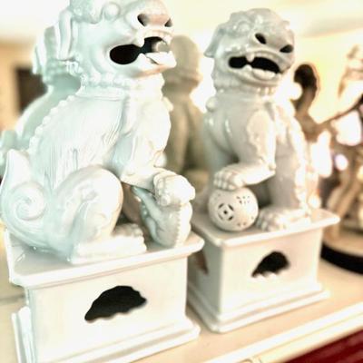 Ethan Allen foo dogs