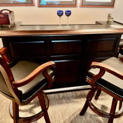 Bar and barstools