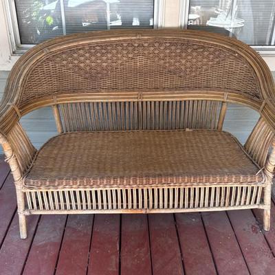 Gorgeous Wicker Loveseat (online)