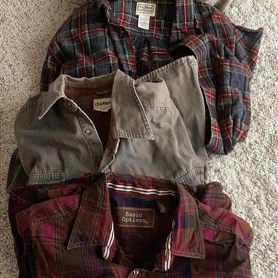Four Men’s Large Shirts