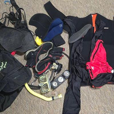 Scuba Gear Lot 