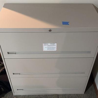 Large 3-Drawer Filing Cabinet 