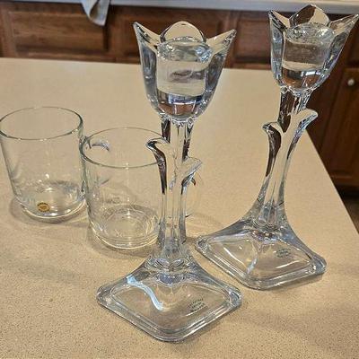 Crystal Cups & Candle Holders 