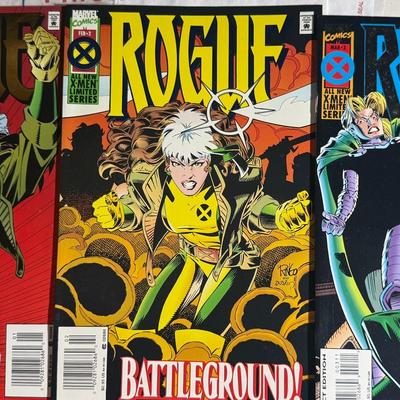 Rogue Mini-Series (1995) – Issues #1–3 Complete Set