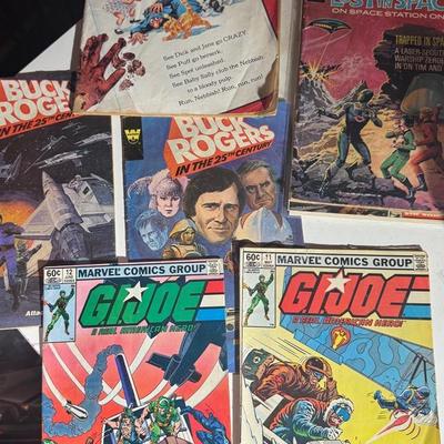 Vintage Sci-Fi & G.I. Joe Comic Lot