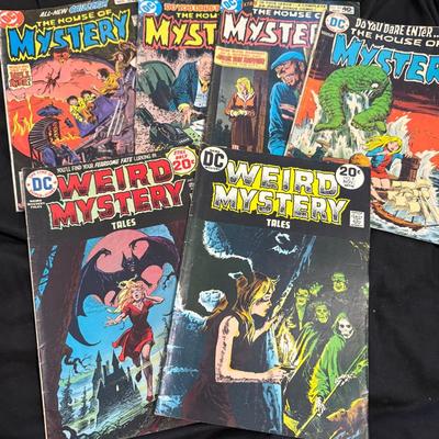DC House Of Mystery and DC WIERD MYSTERY  LOT OF 6