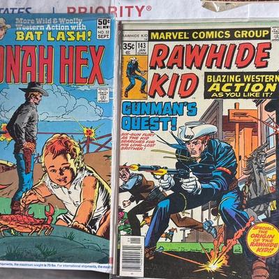 Western Comic Lot – Rawhide Kid, Jonah Hex, and Buffalo Bill (5 Comics)