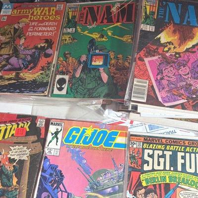 Vintage War Comics Bundle – Sgt. Fury, G.I. Joe, The ’Nam, and More (7 Comics)