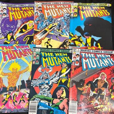 Vintage New Mutants Comic Lot – Early Marvel Mutant Team (1983–1984)