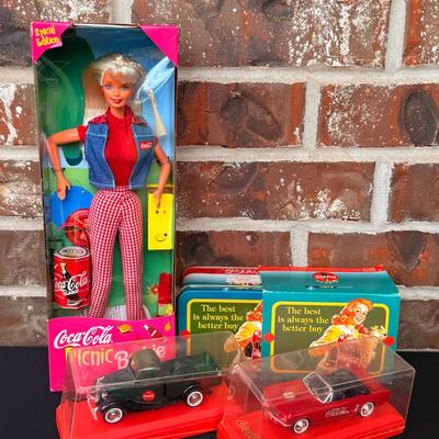 Coca-Cola Barbie And Cars!