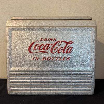 Vintage Aluminum Coca-Cola Cooler