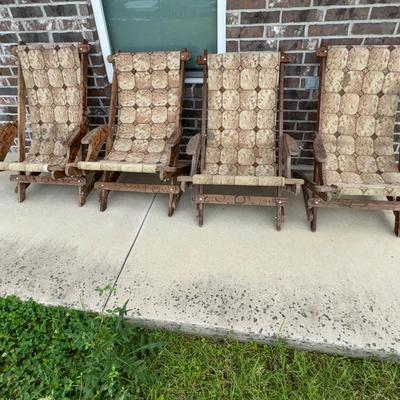 Vintage Folding Chairs 