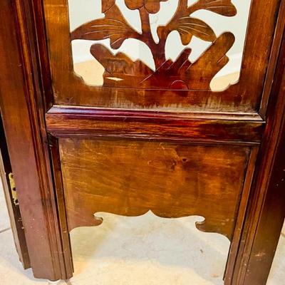 Vintage 4 panel folding screen
Vietnamese or Japanese Origin