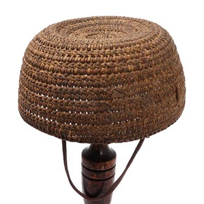 Lot 91 handsome rattan braided filipino hat wleather strap