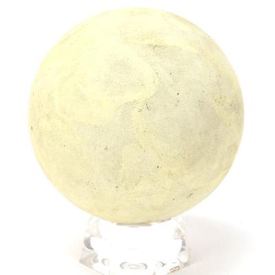 Lot 275 snow white crystal quartz sphere