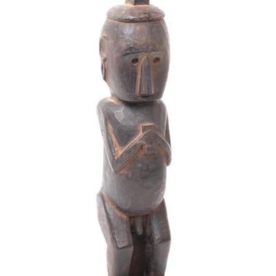 Lot 314 wonderful wood carved indonesian ancestor figure