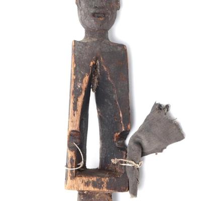Lot 316 iban dayak weaving spindle spool