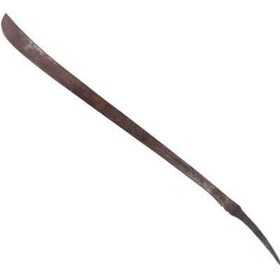Sale Photo Thumbnail #52: Lot 52 slender minasbad sword blade late 18th 19th c.