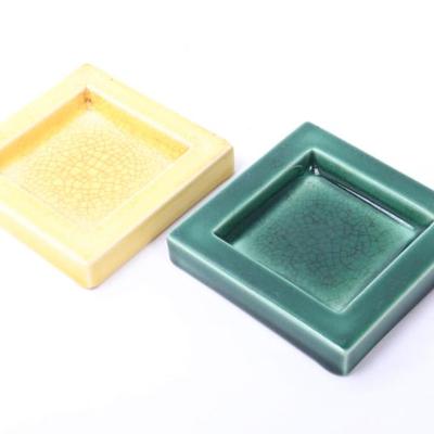 Lot 245 two rookwood porcelain ashtray s, dated 1952