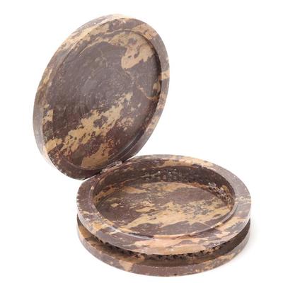 Lot 202 lovely stone and inlayed jewelry box
