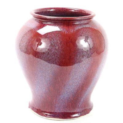 Lot 403 beautiful porcelain red purple glazed vase