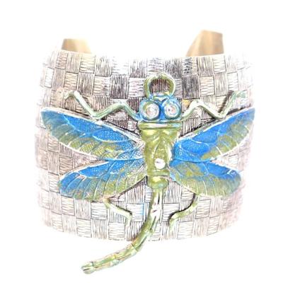 Lot 207 wonderful hand crafted dragonfly cuff bracelet