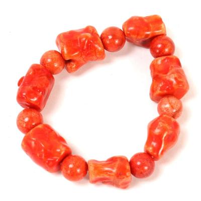 Lot 142 lovely natural coral beaded necklace