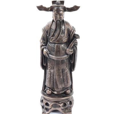 Sale Photo Thumbnail #395: Lot 395 longevity god fu lu shou immortal god statue