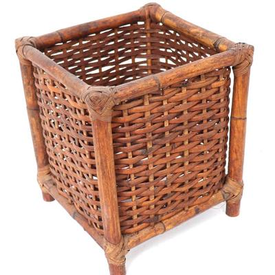 Lot 461 handmade filipino bamboo rattan basket