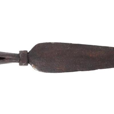 Lot 37 chinese iron spear head qing dynasty 1644 1912