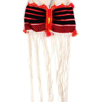 Lot 465 philippines purse white red, black & yellow